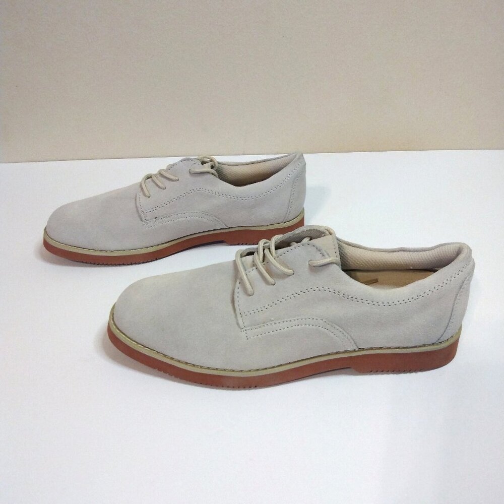 JJ School Men's Buck Lace Up Oxford Shoes Size 6.5
